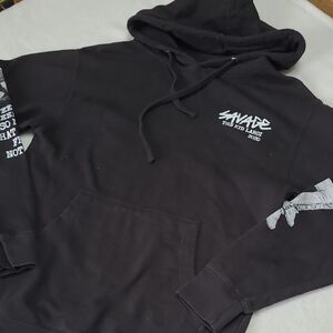 🔥 3 for $30 BUNDLE SALE 🔥 Salvage Black Graphic Men's Hoodie